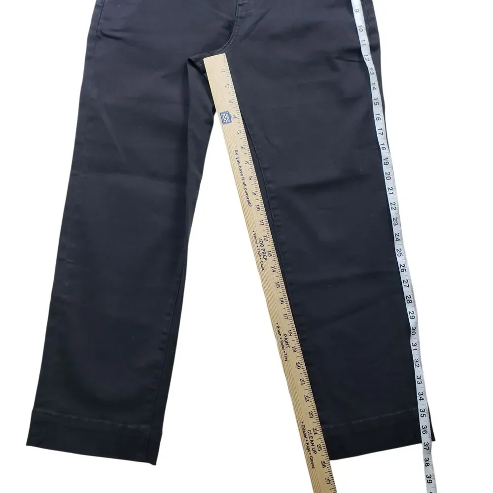 NWT Everlane The Organic Straight Leg Pants Womens Size 2 Black High Rise Jeans - Picture 5 of 12